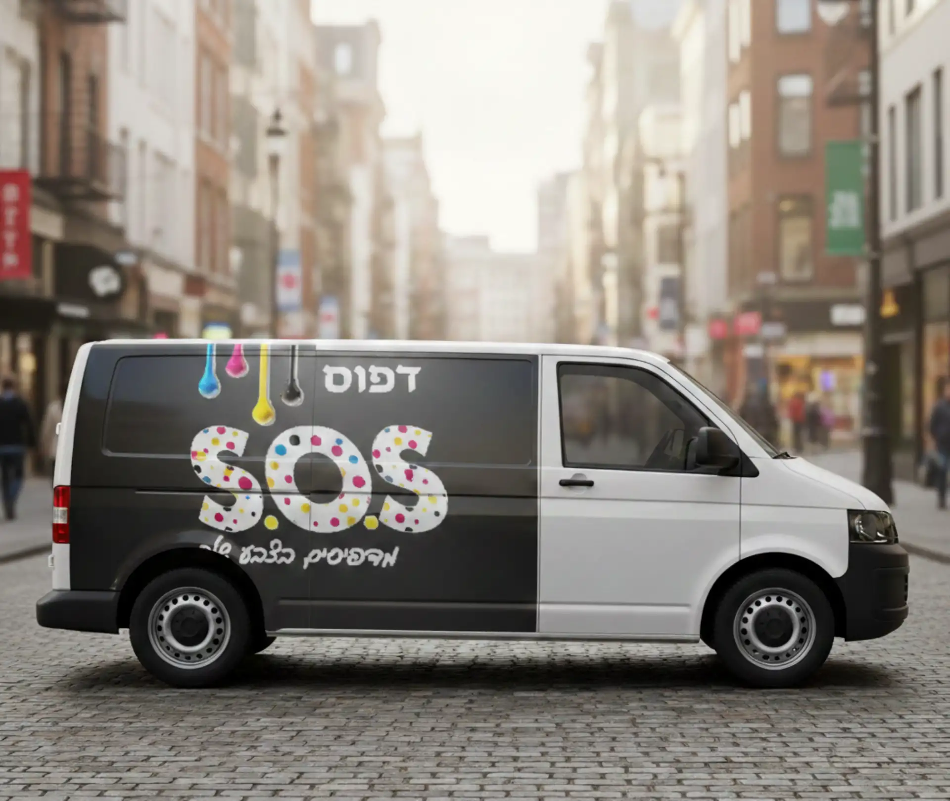 מדבקת ענק לרכב